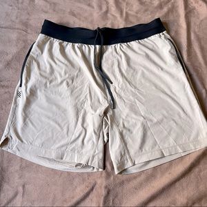 RHONE - 7” Mako Tech Short - Unlined - Tan/Beige